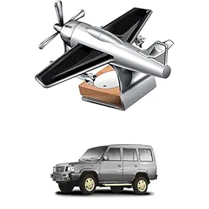 PRIKNIK Solar Energy Rotating Car Perfume with Long Lasting Organic Fragrance, Feel-Good Premium Car Air freshener Compatible with Tata Spacio