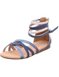 BULLBOXER Aed009f1s - Sandalias de vestir para niña