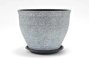 Danube Home Round Flower Pot White D35xH28 - KD9453PY+200