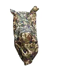 MSE Water Resistant Bike Cover for Royal Enfield Classic 350 Signals UV Protection & Dustproof Bike Body Cover (Jungle)