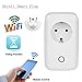 Produktbild Wireless Smart Steckdose 10A Timer Socket Home Intelligent Outlet Switch Wireless Timer Power Socket Fernbedienung Programmierbare elektrische Schalter mit Timing-Funktion und über Android/iOS-App