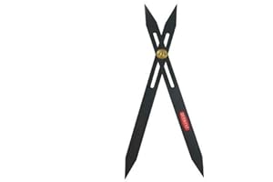 Derwent Divisor Proporcional, 11 orificios de Graduación, Para Medir y Dibujar a Escala, Negro, Calidad Profesional, 2300580