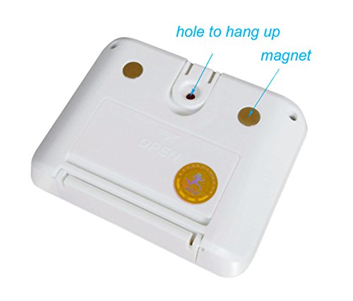 LCD Digital Küche Timer, 4 Kanal mit Count-Down bis Uhr lauter Alarm Magnetischer Rückseite - 5