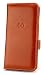Produktbild trooble i-phone 7 Leder-Hülle - bookcase - Tasche - Case - Cover für Apple iPhone 7 Echt-leder - mit Visitenkarten-fach braun