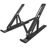&Ccedil;ift Katlı Ayarlanabilir Laptop Stand Katlanabilir Al&uuml;minyum Tablet Notebook Stand Diz&uuml;st&uuml; Bilgisayar Standı