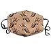 Produktbild Primitive African Safari Animal Brown Giraffe Washable Reusable Masks Respirator Comfy Protective Breath Healthy Safety Warm Windpro of Mask