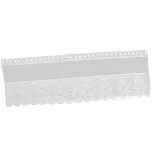 Phenovo 160x50cm Pastoral Style Net Lace Curtain Tiers Cafe Curtains Kitchen Room Window Scarf Valance, PICK - 10#, One Size