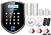 Produktbild Tristan Auron Guardian Shield Set V Alarmanlage fürs Haus mit Bewegungsmelder & Tür-/ Fenster-Sensor Wlan I Handy App I RFID I GSM I Funk I Smart Home I drahtlos I Wifi I SMS Alarm I zu Hause I Wohnung