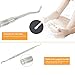 Anself Toenail Ingrowing Cleaner Double-ended File Podiatry Stainless Steel Nail Care Chiropody Tool