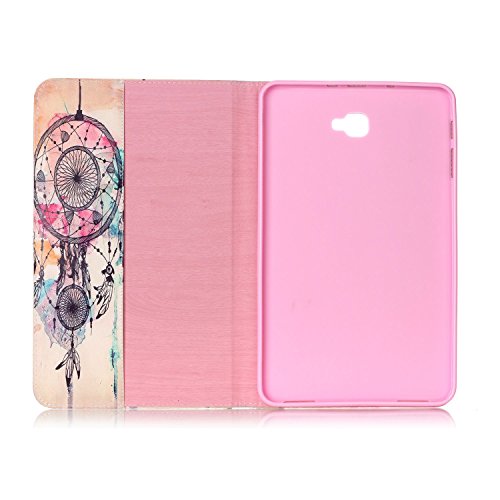 Romtronic Cute Colorful Flip Tasche PU Leder Abdeckung Stand Schutzhülle für Samsung Galaxy Tab A6 10.1 Pouces SM-T580 / SM-T585 + 1 x Schwarz Stylus (Design 01) - 4
