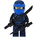 Produktbild LEGO Ninjago Minifigur Jay Hands of Time (Hände der Zeit) aus Set 70622 incl. 2 Schwertern