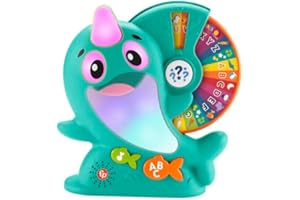 Fisher-Price- LK Narwhal-Qe, HRC55, Multicolore, Moyen