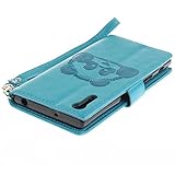 TOCASO-Tasche Luxus Hülle für Sony Xperia XZ F8332 Leder Hülle, Handytasche SchutzHülle Brieftasche Wallet Flip für Sony Xperia XZ F8332, Leder Hülle Mit Muster Glitter Strass Bling Leder Tasche Muster Weich PU SchutzHülle Impressum Blumen Sexy Pattern Süße Tier Flip Toy Wallet Case Tasche Handy Hülle Stand Function Magnet verschluss Etui Schale Credit Card Slots Bookstyle Purse Design Handytasche Leder Hülle Schutz Hüllen mit Schwarz Stylus Stift Pen für Weiblich - #3# - 