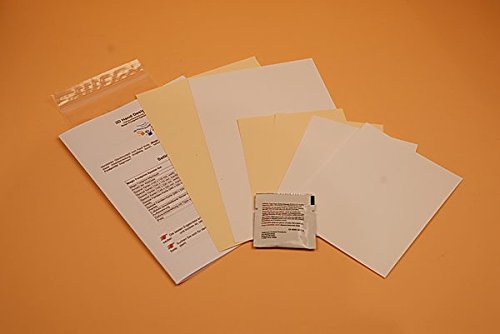 Set für Fußabdruck & Handabdruck | schwarz | max 8 Abdrücke für Babys und Kleinkinder nur auf Spezialpapier | Magic Footprint Spezial - 5