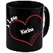 Produktbild Tasse Modern I Love Karina schwarz