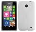 Produktbild Nokia Lumia 630 / 635 Silikonhülle in HALB DURCHSICHTIG von Cadorabo - X-Line Design TPU Schutzhülle / 635 – Handyhülle Bumper Case Backcover in HALB TRANSPARENT