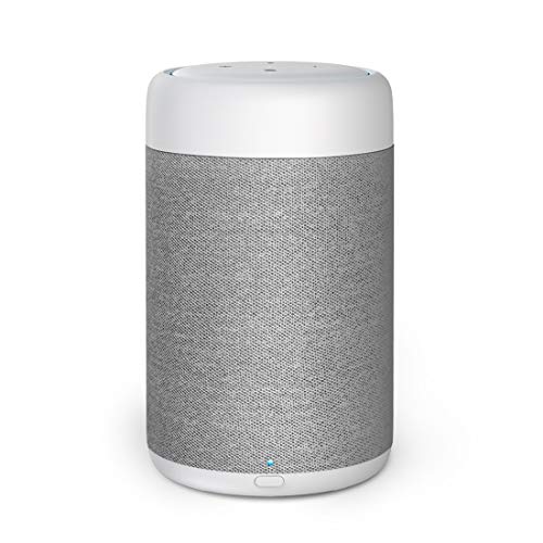 Haut-Parleur pour Dot 3ème Génération, GGMM D7 Base de Batterie, Automonie 7 Heures, Volume Élevé Son Concordé 360, Blanc (Dot 3ème Gén Non Compris)