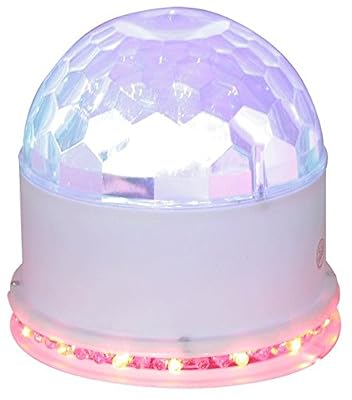 Ibiza UFO-ASTRO-WH Double Effet de lumière à LED RVB Blanc