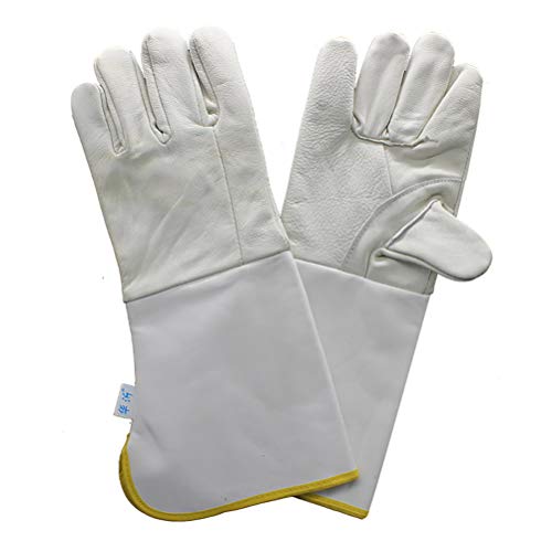spécification Wind Goal Gants de Soudure résistants à la Chaleur et à l'usure, très Longs Gants en Cuir Multifonction pour Soudeur Tig/Mig Cheminée/BBQ/Jardinage/Grillage/Réchaud
