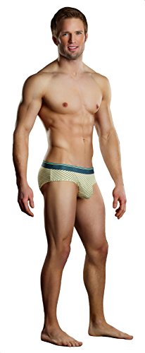 Preisvergleich Produktbild malepower Lo Rise Bikini, groß, gelb / grau
