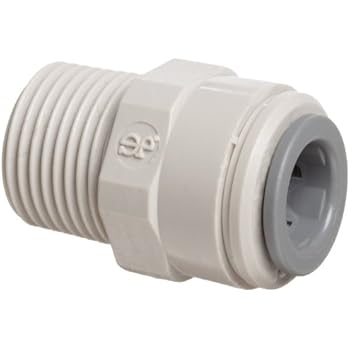 sourcing map Push to Connect Tubo Raccordo Gomito Maschio 8mm OD x G1/8 Filettatura Pneumatico Air Push Fit Lock Raccordo Blu 2 pz