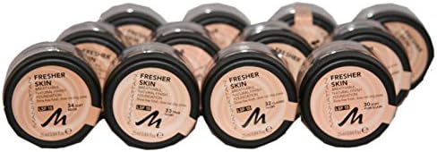 12 x Manhattan Fresher Skin Breathable Natural Finish Foundation | 4 Shades