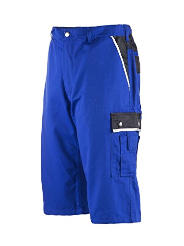 TMG® – Cargo-Shorts/Arbeitshose – strapazierfähig – für den Sommer – Blau - 3