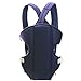 Blue Baby Carrier Sling Wrap Rider Infant Comfort Backpack in Plastic Steel Buckle