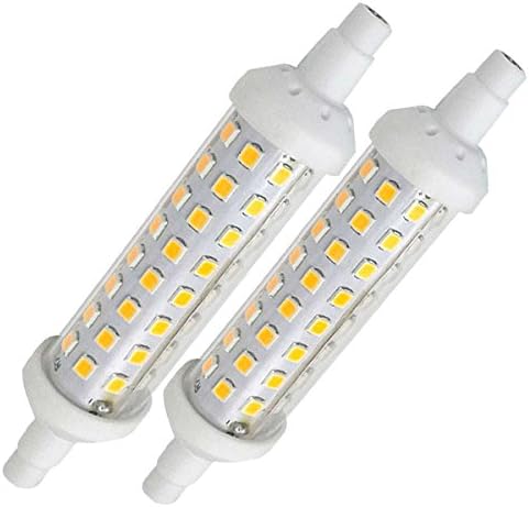 Set of 2 - ZONE LED Set - R7S - 6W - Double Ended Reflector Bulb, Ceramics - Daylight (4000K) - 450 Lm - Replacement 50W - Beam Angle 360°