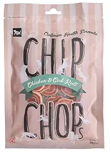 Chip Chops |Dog Treats| Favorite Flavors Available with Multi Packs (Milky Chews Knotted Bone with Chicken and Chicken and Codfish Rolls) and Suitable for All Breeds of Dogs