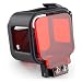 Produktbild Donkeyphone Objektiv UV Filter Zirkular Corrector rot für Tauchen, Schnorcheln, Tauchen Sport Unterwasserpflanzen,... für GoPro Hero 4 Session