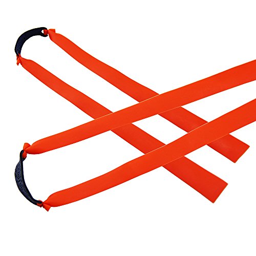 Mangobuy 10 Pcs Flat Elastic Rubber Band Outdoor Slingshot Replacement Band for Wooden Slingshot Catapult Tapered Hunting Bands (Orange) reviews Mangobuy 10 Pcs Flat Elastic Rubber Band Outdoor Slingshot Replacement Band for Wooden Slingshot Catapult Tapered Hunting Bands (Orange)