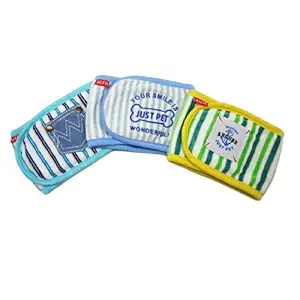 Alfie Pet - Gaki Belly Band 3-Piece Set - Size: M (for Boy Dogs)