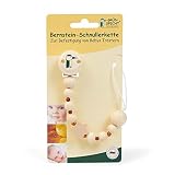 Grünspecht 550-V1 Bernstein – Schnullerkette, natur - 2