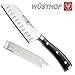 Produktbild Wüsthof Classic Ikon 4172 Santoku 14 cm Kullenschliff schwarz inkl. PRYMO.de® Klingenschutz