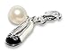 Produktbild Enez Echt 925 Silber Anhänger Charms Charm Ballettschuhe Perle (1,7 x 0,7cm) V436a