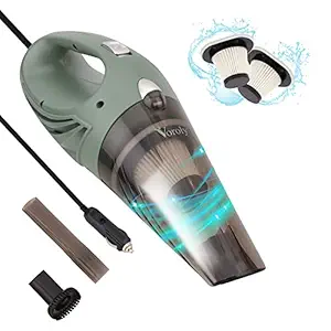 Voroly Car Vacuum Cleaner Portable High Power Handheld Vacuums 16 Ft Cord 12v Auto Accessories Kit for Interior with Extra HEPA Filter