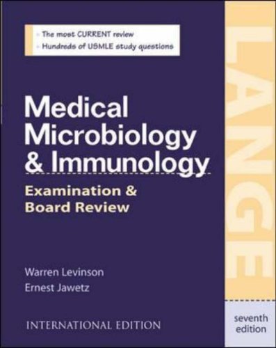 Medical Microbiology and Immunology: International Student Edition: Examination and Board Review (Lange Medical Books) by Warren E. Levinson (2002-08-01) gratuit