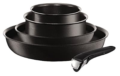 Tefal L6549102 Set de poêles et casseroles - Ingenio Performance Noir Set 5 Pièces - Tous feux dont induction