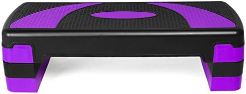AEROBIC STEPPER CARDIO FITNESS STEP BOARD-3 LEVELS HOME GYM EXERCISE BLOCK For Men And Women