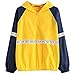 Produktbild Qmber Damen Shirts Sweatshirts Pullover Tees Tops Oberteile Oversize Pulli Hoodie Elegant Hemden Langarm Blusen Tuniken, Letter Print lässig mit Kapuze(XL,Gelb)