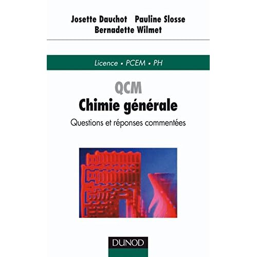 Telecharger Qcm De Chimie Generale Questions Et Reponses Commentees Questions Et Reponses Commentees Pdf Livre Science Techniques Et Medecine Livre Gratuit