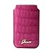 Price comparison product image Guess Leather Pouch for Mobile Phones - Croco Pink
