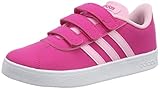  Adidas Vl Court 2.0 Cmf C, Zapatillas de deporte Unisex niños, Rojo (Real Magenta/True Pink/Ftwr White), 28 EU