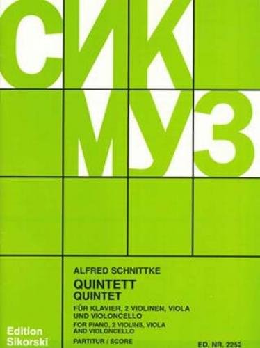 Klavierquintett. Violine, Viola, Violoncello, Klavier