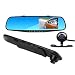 Produktbild 2 Kameras Dual Objektiv 4.3 "Auto Rückspiegel Video Recorder, 30W Pixel HD 720p Auto DVR, 170 Grad Weitwinkel G-Sensor LED Nachtsicht Fahrzeug Schlag Nocken Schleife Zyklus Aufnahme Parküberwachung Bewegungserkennung