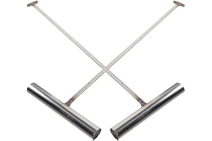 ULTECHNOVO 2 Stück Haken Heber Schachtheber Griff Schachtdeckel Hebewerkzeug Schachtdeckel Hebehaken Werkzeug für Schachtabdeckungen Edelstahl Silber