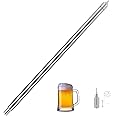 Bottling Wand,Beer Bottle Filler,13.7inch Stainless Steel Beer Bottling Stick,Wine Beer Bottling Automatic Bottle Filler Bottling Stick Wand Spring Loaded Beer Bottle Filler Home Brewing
