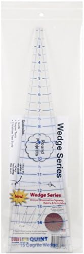 Quint Measuring Systems Quint Measuring Systems Circle Wedge, 15 Degrees, 14-Inch Long with 1-Inch Measuring