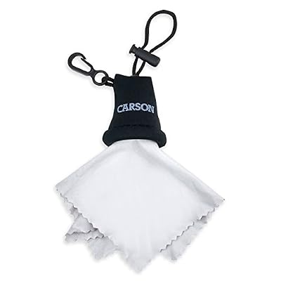 Carson Stuff-It Chiffon Nettoyant En Microfibre Pour Lentilles Et Écrans - Noir